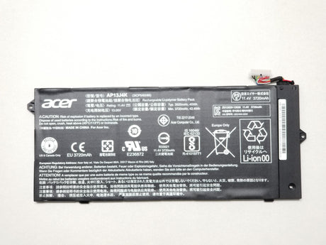 Acer Chromebook 11 C771T/C771 Battery (11.1V/38Wh) - AP13J3K AP13J4K