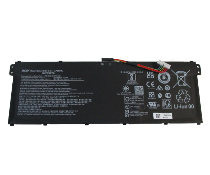 Acer Chromebook 11 C734 / C734T Battery 3-CELL LI-ION / 3S1P AP20CBL 11.55V 65W - KT.0030B.002