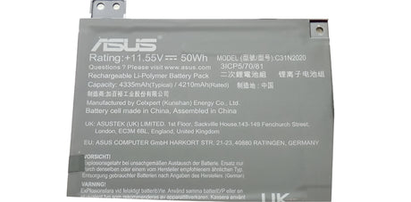 Asus Chromebook 14 CX1400CKA Battery - 0B200-04010000  C31N2020