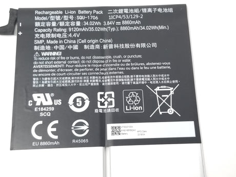 Acer Chrome Tab 10 D651N Battery -  KT.00201.004.
