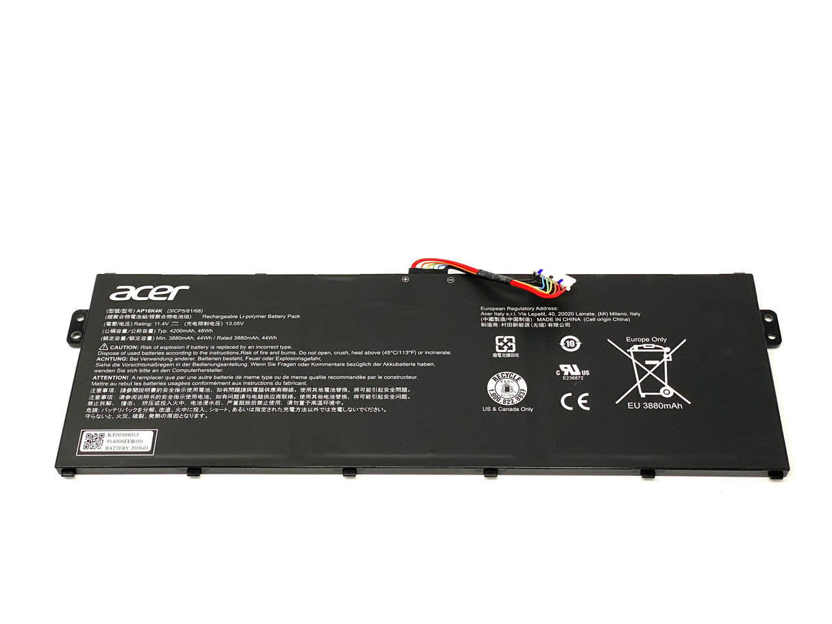 Acer Chromebook Spin 311 R721T  Battery - KT.00304.013.
