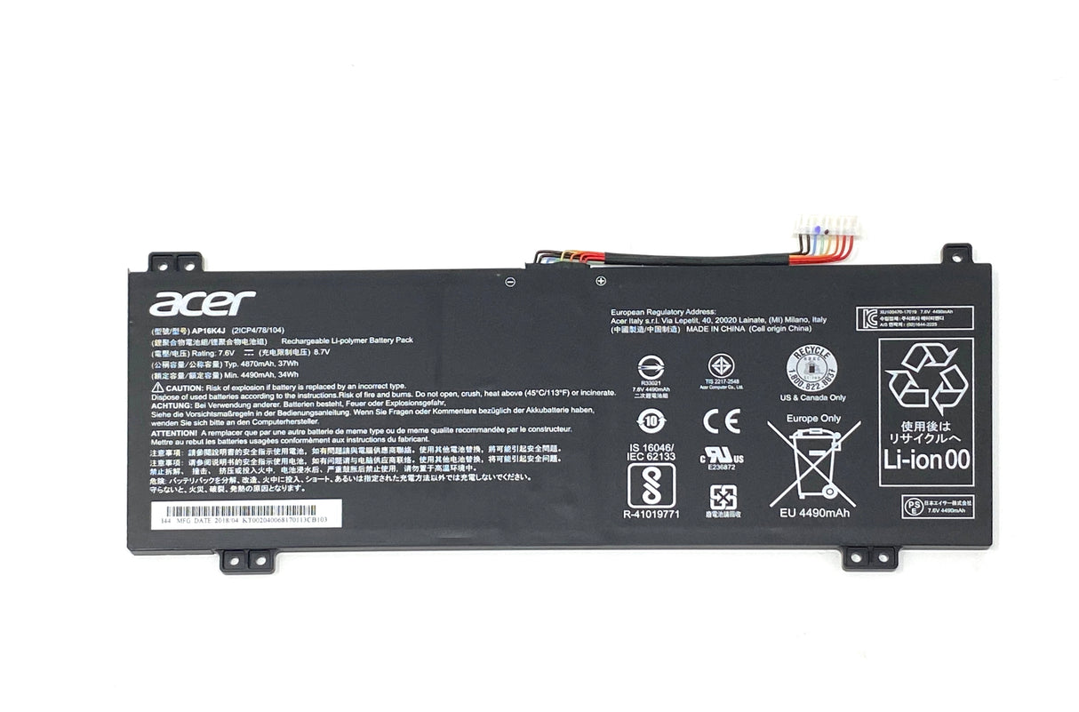 Acer Chromebook Spin 311 R751T  Battery - KT.00204.006 / KT.00205.003.