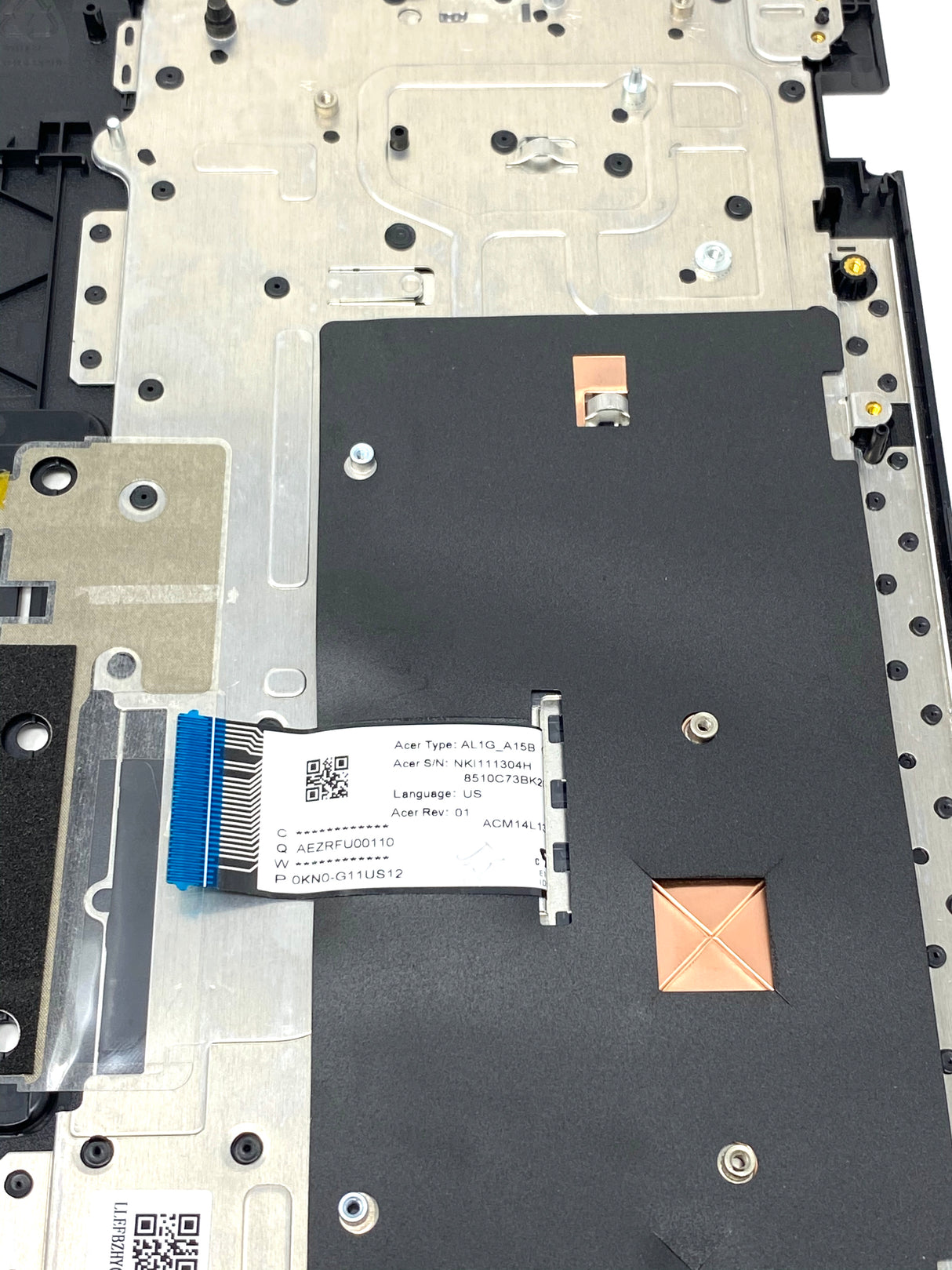Acer Chromebook 11 CB311-8H / CB311-8HT Palmrest Keyboard Assembly - 6B.GVJN7.016.