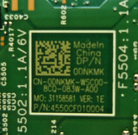 Dell Inspiron 13  5379 Motherboard - DNKMK